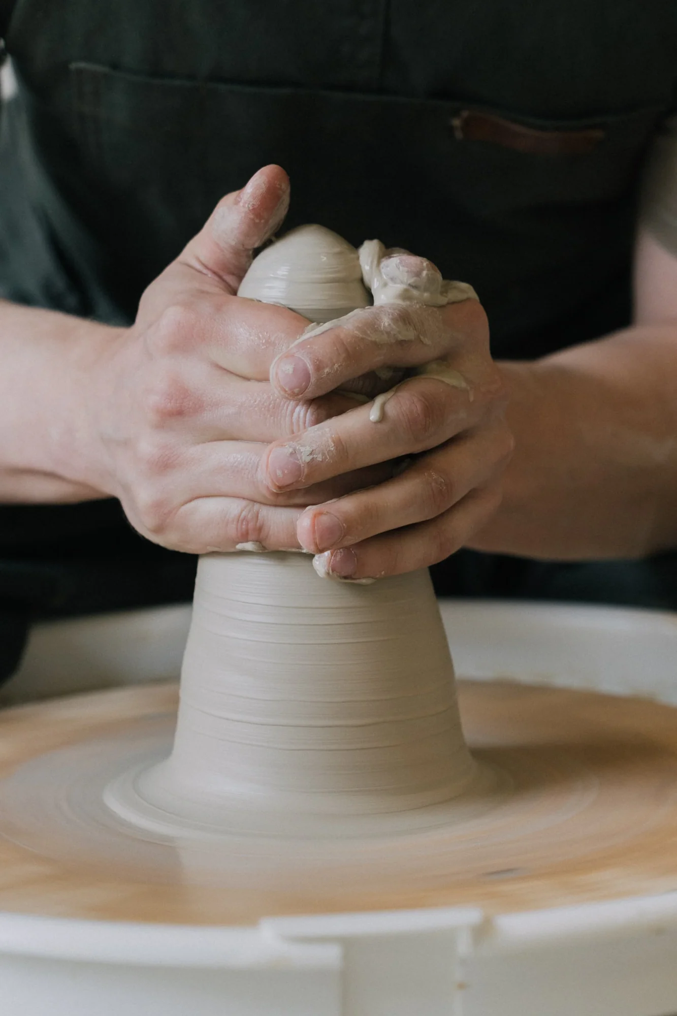 The pottery studio